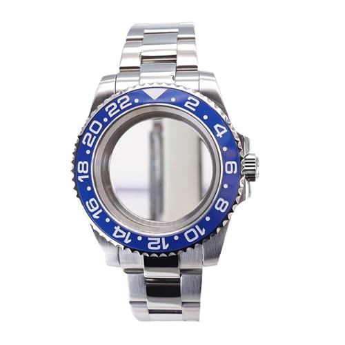 1pc 40 �~�����[�g�������Y���v�P�[�X 20 �~�����[�g���u���X���b�g�T�t�@�C�A�N���X�^�� Eta 2824 PT5000 �Z���~�b�N(Glass bottom cover 4,Eta 2824)