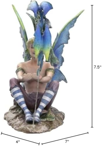 Pacific Giftware PT Amy Brown Art Original Collection Boy and His Dragon Male FAE Resin Collectible Figurine image 5