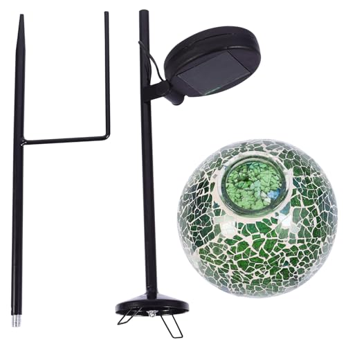 Hohopeti Lámpara Solar LED para Jardín Luz Solar para Césped Efecto Decoración Exterior para Patios y Terrazas Color 17