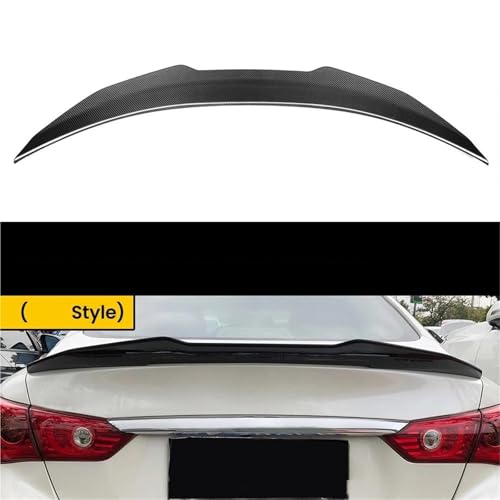 Becquet de coffre en carbone véritable pour sublimer votre Infiniti Q50 berline - 6