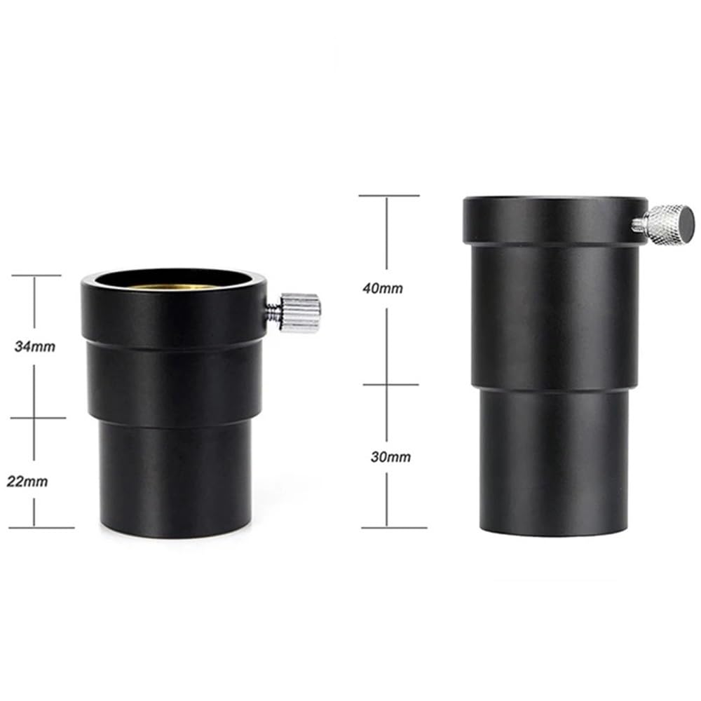 Pièces détachées pour télescope astronomique Adaptateur de Tube d'extension d'oculaire en métal 1,25 Pouce à, Longueur 56 mm/70 mm for télescopes