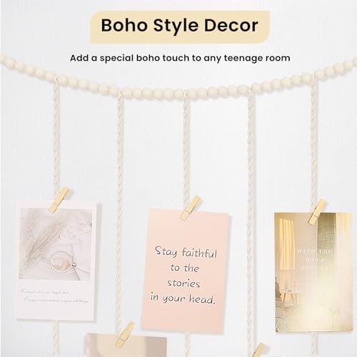 Decoración de pared bohemia para iluminar dormitorios juveniles 3