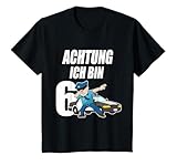 Jungen 6. Kindergeburtstag Dab Polizisten Shirt
