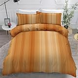 Funda Nordica Cama 180/200 - Naranja Microfibra Juego De Cama, Sencillez Suave y Transpirable Funda Edredon 260x240 Cm con 2 Fundas de Almohada 50x75 Cm
