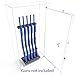Kit Foam Gun Rack for 5 Guns - Universal Rifle Rack Rest with Magnetic Strip and Holder for Butt Stocks - for Metal Gun Storage - Weapons Rack - for Gun’s Safe and Free Standing - Gift for Hunter