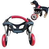 Adjustable Pet Front Leg Wheelchair | Mobility Support with Durable Silent Wheels & Breathable Harness | Multiple Sizes(Xs)