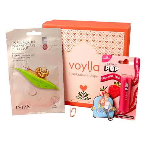 VOYLLA Forever Glow Valentine Jewellery Gift Box For Women,Valentines Gift,For Lover,Girlfriend,Wife,Gift Combo For Her Deal