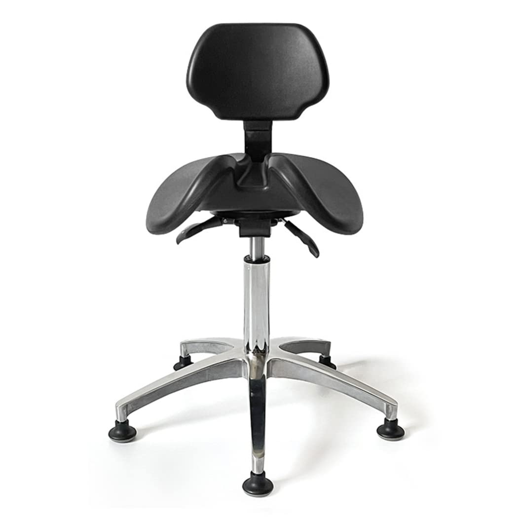 Sgabello A Sella Ergonomico Sgabello A Sella Regolabile Sedia Odontoiatrica per Laboratorio Dentistico Salon Massage Studio Office,B1
