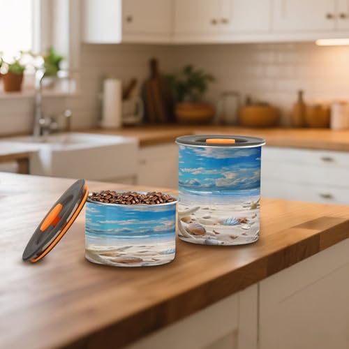 Envase de Acero Inoxidable para Café 900 ml Azul miniatura 6