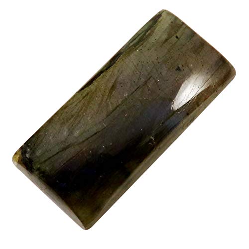 Labradorite naturelle bleue en cabochon octogonal de 30,85 carats pour création Kl90