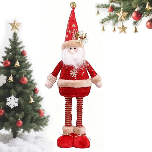 Weihnachtspuppendekoration, Weihnachten Standing Santa Snowman...