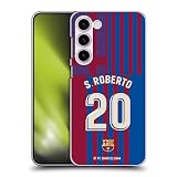 Head Case Designs Officially Licensed FC Barcelona Sergi Roberto 2021/22 Players Home Kit Group 2 Hard Back Case Compatible with Samsung Galaxy S23+ 5G