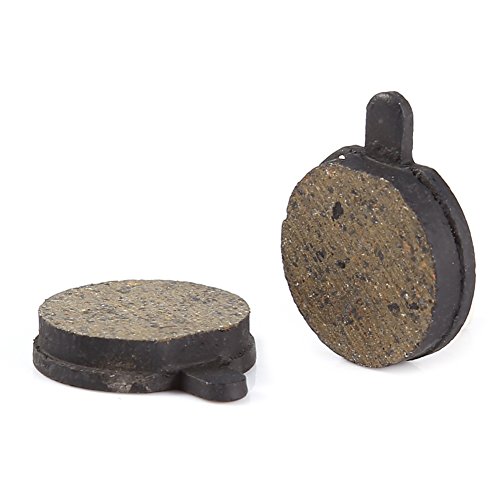 4 Paar Scheibenbremsbeläge, Runde Fahrrad-Bremsbeläge, Fahrrad Motorrad 4 Paar Harz und Halbmetall Fahrrad Bremsbelag, leises Bremsen für Mountainbikes Roller Elektrische Fahrrad