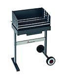 Stabiler Windschutz Landmann Holzkohle - Grillwagen compact, 500, Mehrfarbig, 60 x 36 x 85 cm
