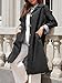 Tankaneo Womens Long Trench Coat Single Breasted Oversized Windproof Overcoat Fashion Outerwear