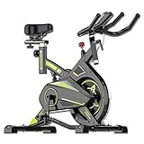 Cyclette Magnetica, Bici da Spinning, Cyclette da Interno, Ultra-silenziosa, Attrezzatura per Il Fitness, Maschio, Femmina, Bici Sportiva a Pedali Dimagranti,Gray,100 * 54 * 103（cm）