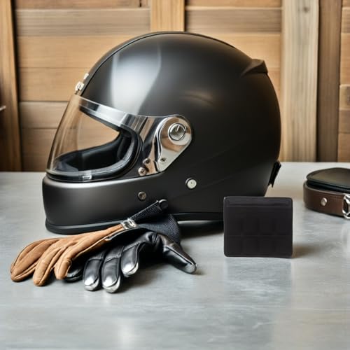 Almohadilla de barbilla con gancho y bucle para casco almohadillado de esponja cómoda 5