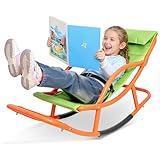 Kids Sensory Rocking Chair for Children Under 55 Inches Tall, Autism and ADHD Balance Seat Helps Kids Relax, Focus and Play, Comfortable Indoor & Outdoor Rocker for Bedroom, Nursery and Sensory Room