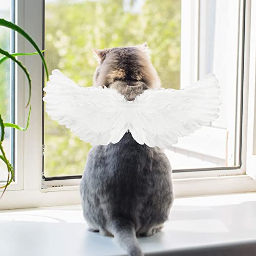 Rypet Pet Halloween Costume Dog White Angel Wings Cosplay Costume For Small Medium Large Dog Halloween Birthday Christmas Party #TOP5