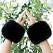 ERJGIKL Winter Wrist Cuf 1 Pair Wrist Warmers Fluffy Women Plush Sleeve Cuffs Windproof Thermal Accessory For Jackets Sweaters Winter Arm Cover(Apricot)