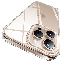 CASEKOO for iPhone 16 Pro Case Crystal Clear, [Never Yellow Technology] [12FT Military-Grade Protection] Transparent Slim Cover Women Men Phone 16 Pro Case 6.3 inch, Clear