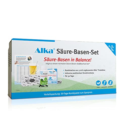 Alka Säure-Basen-Set: 30-Tage-Set mit 3 basischen Produkten Cover