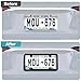 License Plate Frame Cover, Clear License Plate Protector 2 Pack, ABS Car Rear Front Plate Frames with Screws Caps, Rustproof, Unbreakable, Easy Install for Cars, Trucks, SUVs, Clear Gray