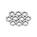 INJORA Washers Spacers - 50PCS Flat Stainless Steel Gasket for 1/24 RC Crawler SCX24 AX24 Upgrade