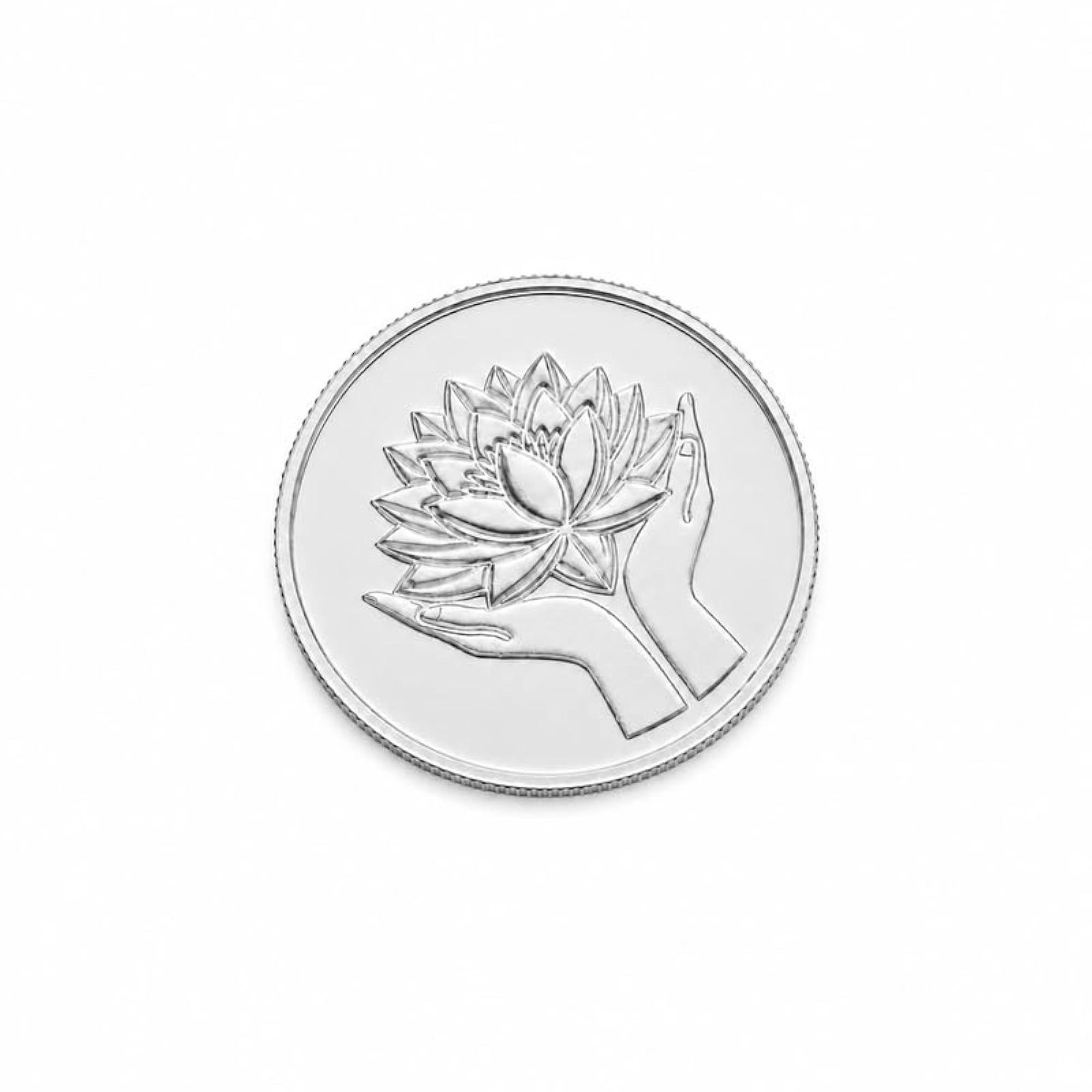 10gm Beginnings Coin with Lotus Personalized Shagun