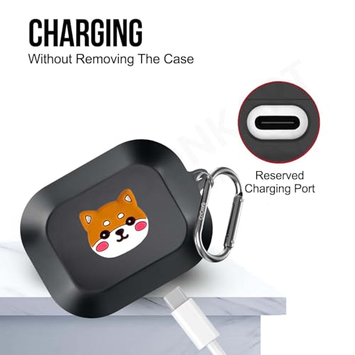 Image of Soft Silicone Case Cover Compatible for Realme Buds Air 8 (Shiba)