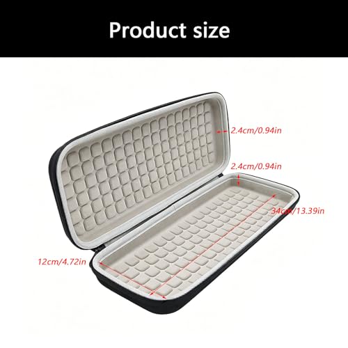 Bolsa de almacenamiento resistente a golpes y arañazos para masajeador de cintura, estuche protector con asa para viaje miniatura 4