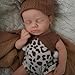 SOFTMARY Lifelike Reborn Baby Dolls - 12-inch Full Silicone Newborn, Real Life Baby Dolls with Realistic Veins & Sleeping Pose - Real Baby Reborn Gift Set for Kids Age 3+