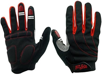 Panegy Competition Grip Fitness Full Finger Gloves with Wrist Wrap for Men Women