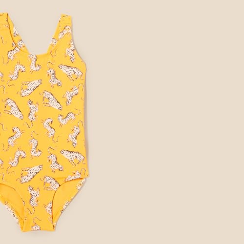 Amazon Essentials Girls and Toddlers' Cross-Back One-Piece Swimsuit2