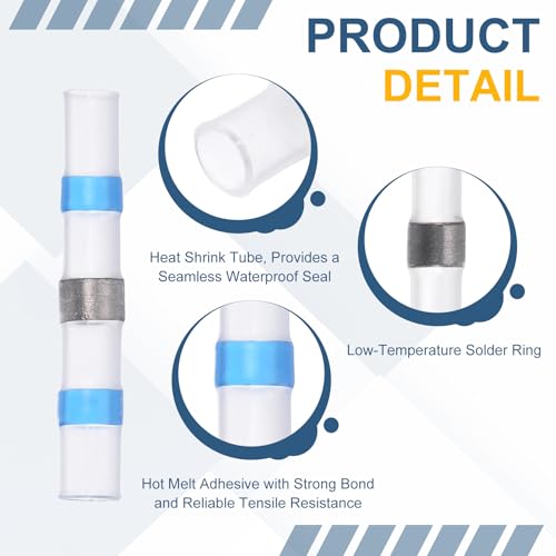 Conectores a tope de aislamiento térmico estanco para cables de automóviles 3
