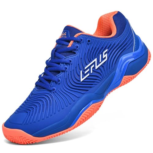 Men's Badminton Tennis Shoes Indoor Outdoor Pickleball Shoes Racquetball Squash with Arch Support Court Training