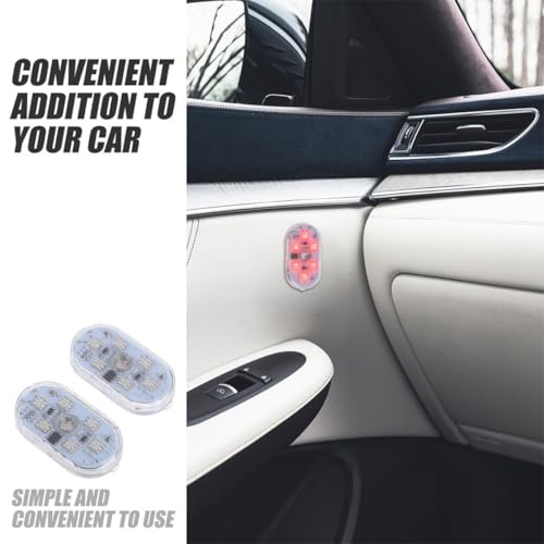 Luces LED para coche con sensor táctil y carga USB POPETPOP 2 pares 3