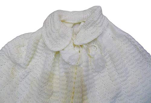 TOQUILLA ABUELA, PELERINA, COLOR MARFIL