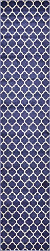 Tapete decorativo Unique Loom 79x399 cm azul marino