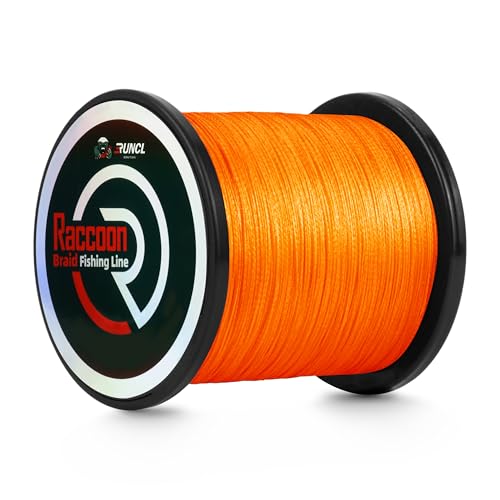 RUNCL Upgraded Braided Fishing Line, Colorfast Fishing Line Braid for Bass, Trout, Crappie, Ultra Strong Braid for Saltwater Freshwater, Abrasion Resistant, Zero Stretch, 6-80lb, 150/300/500/1000Yds - image 1