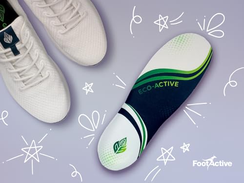 Semelles voûte plantaire randonnée GS Eco-Active vertes XL