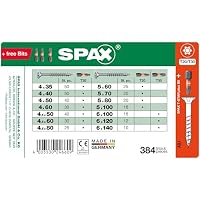 SPAX Sortimentskoffer mit Schrauben in 14 Abmessungen, 384 St. + 3 Bits – Ansicht 5