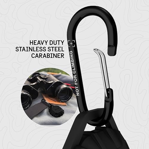 Image of Pelican Marine AirTag Holder - Waterproof AirTag Keychain with Carabiner Clip [Impact Resistant] [Travel Essentials] Protective Apple Air Tag Case for Dog Collar, Backpack, Keys, Luggage - Black