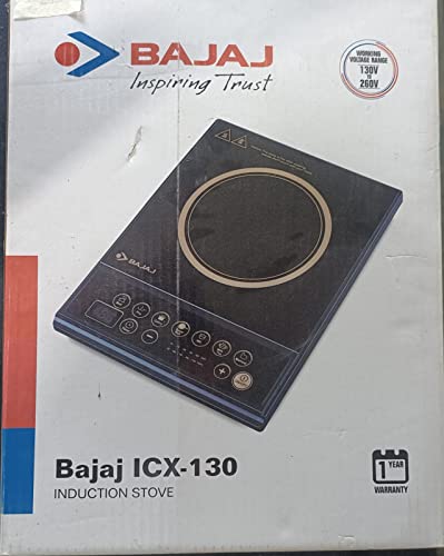 Bajaj ICX 130 Push Button Induction Cooktop (Black)