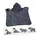 UKCOCO Pet Bathrobe Quick Dry Super Absorbent Towel for Puppies Cats Wearable Bathrobe for Dogs Soft Comfortable Material for Daily Bath Use