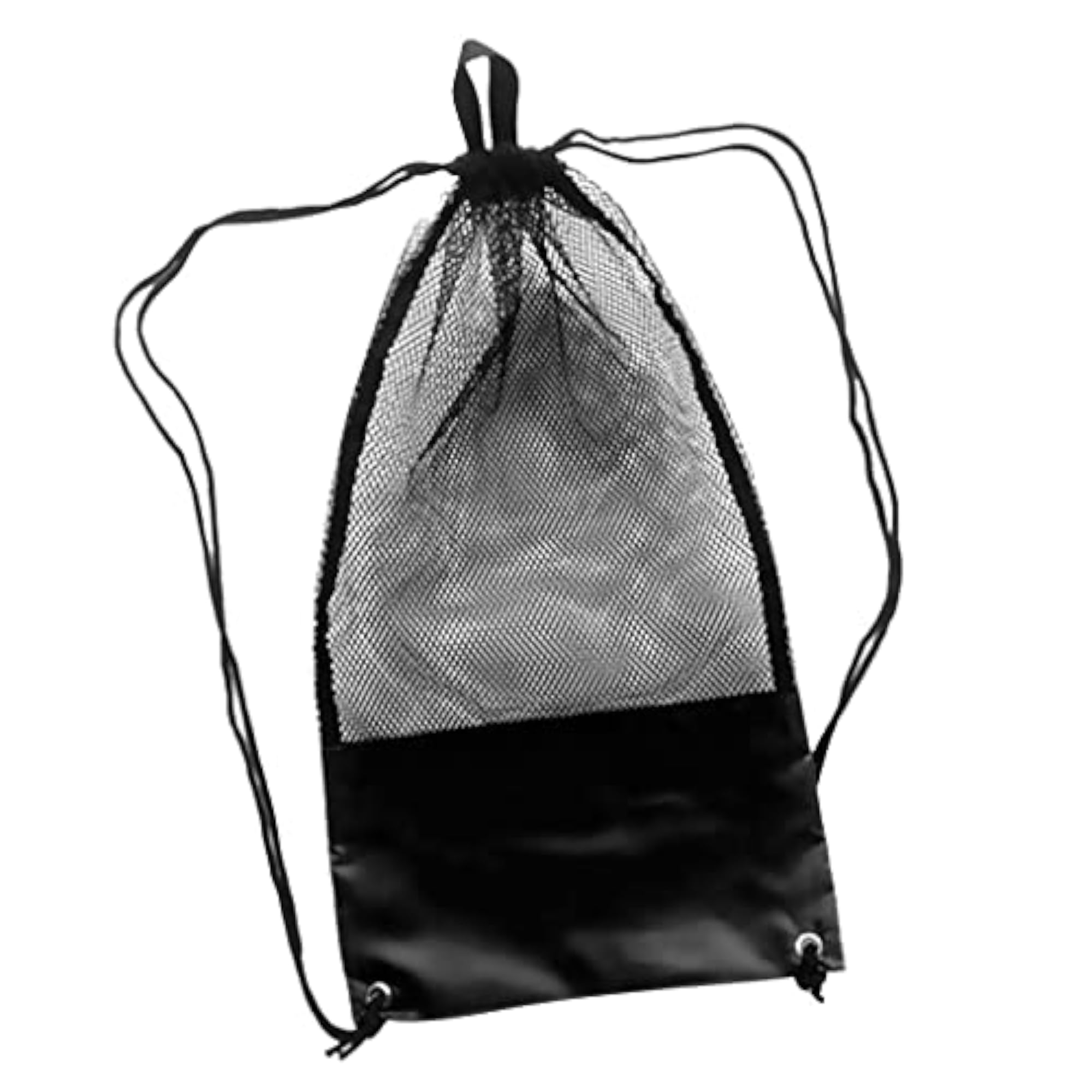 Scuba Diving Drawstring Mesh Stuff Sack Bag with Shoulder Strap