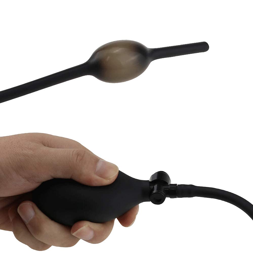 Dilatateur urétral Gonflable réglable en Silicone, agrandissement du Bouchon de pénis, dilatateur urétral élégant, Bouchon de sperme, stimule Le Masseur urétral, Jouet Sexuel for Hommes