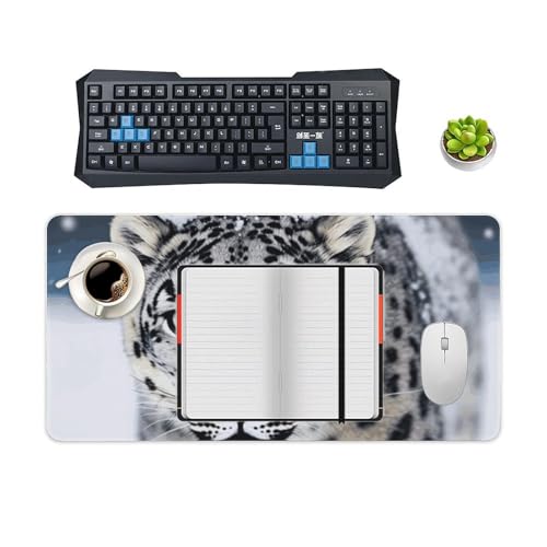 Mouse Pad RLDOBOFE Blanco Antideslizante 24x12 pulg miniatura 4