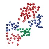 Uonlytech 2 Packungen Langlebige Kunststoff Zahlen lotteriekugeln mit Klaren Nummern Farben für Bingo Tombola Partyspiele und Verlosungen Praktische Raffle Balls für Events und Freizeit