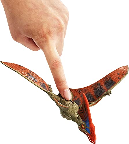 Jurassic World Toys Tapejara Savage Strike Dinosaur Action Figure In Smaller Size With Unique Attack Moves Like Biting, Head Ramming, Wing Flapping, Articulation And More #TOP3